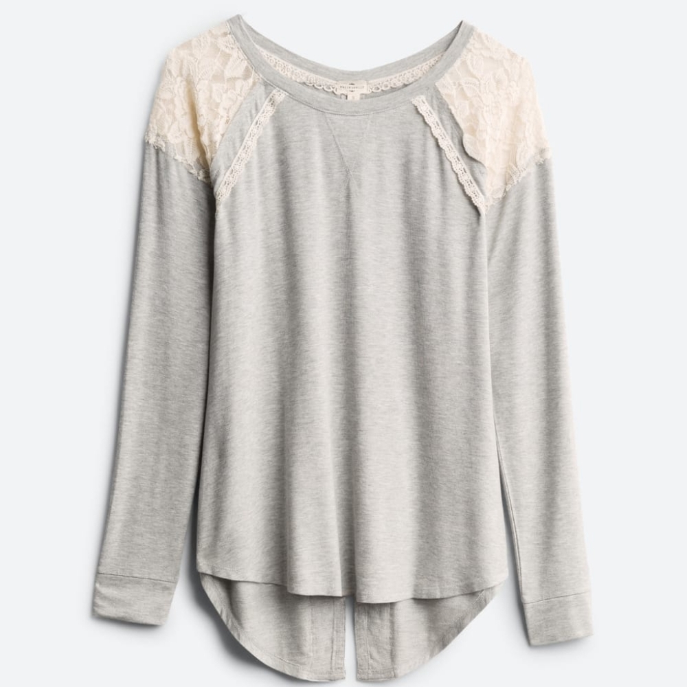 Lace Cold Shoulder Top